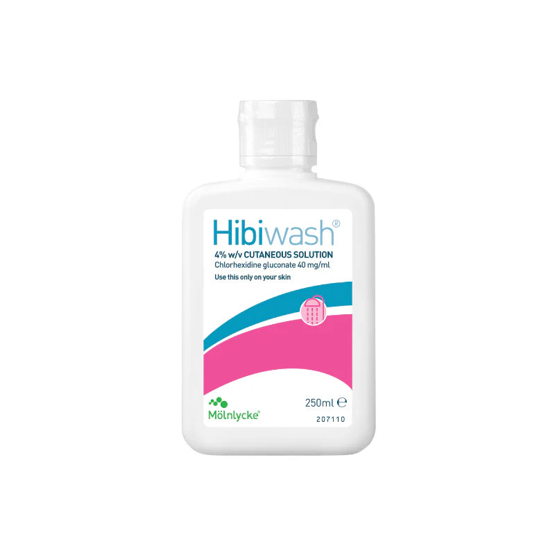 Hibiwash antimicrobial skin cleanser, 250ml, surgical-grade pre-treatment wash