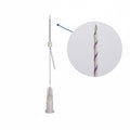 PDO screw thread, 26G x 70mm, twisted, 10pcs, for neck and jawline volumising