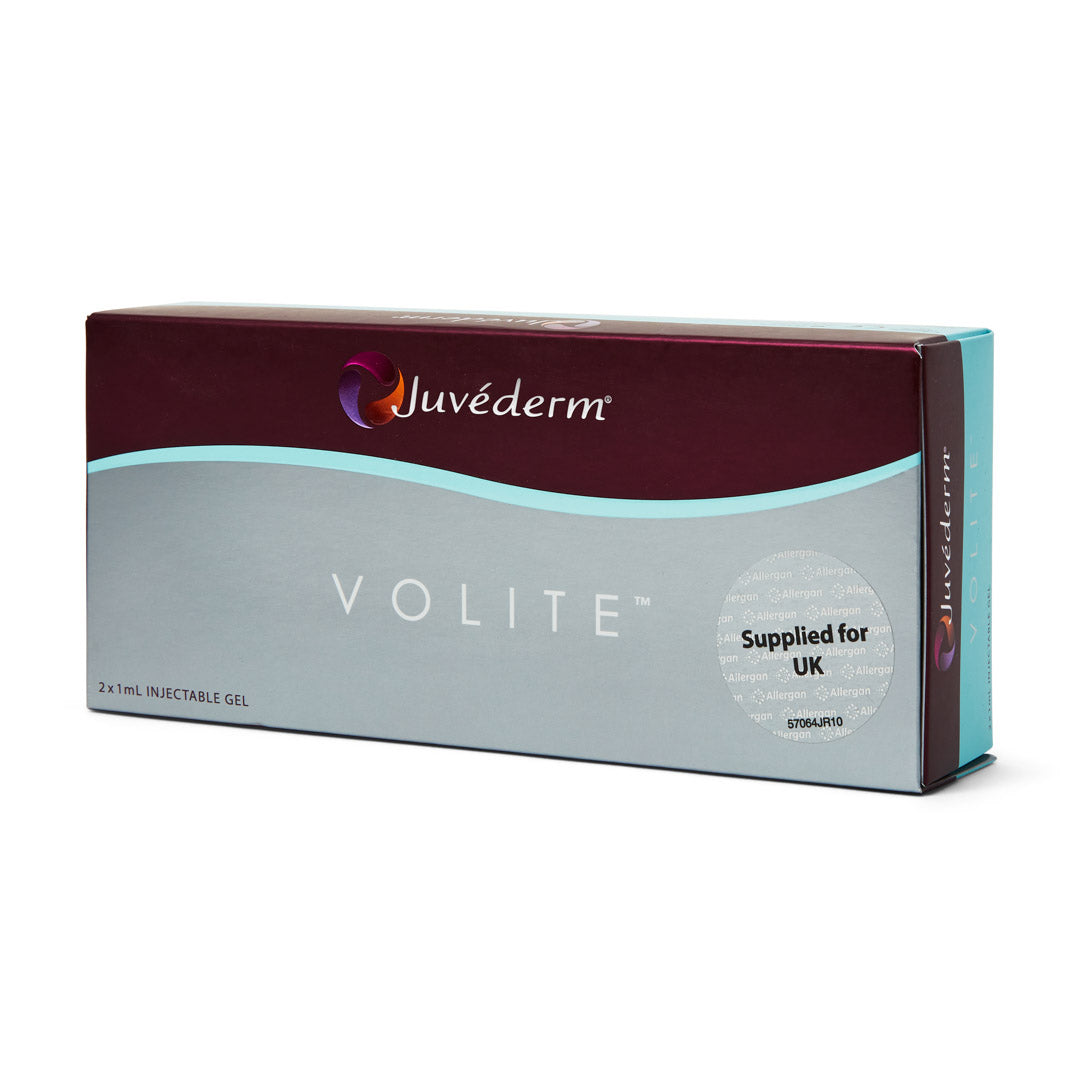 Juvederm Volite skin booster, 2x1ml, hyaluronic acid, for licensed UK aesthetic practitioners