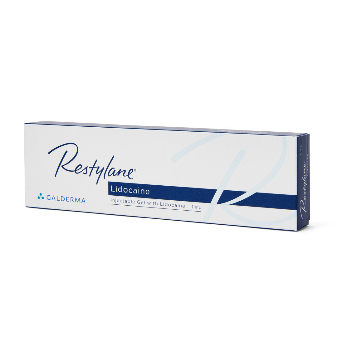 Restylane with lidocaine dermal filler, 1x1ml, for licensed UK aesthetic practitioners
