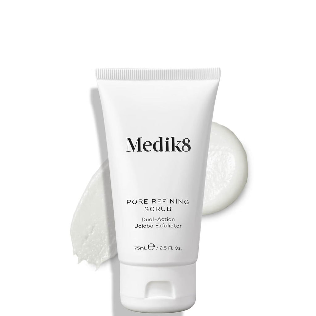 Medik8 Pore Refining Scrub, 75ml, dual-action chemical and physical exfoliant for clinics
