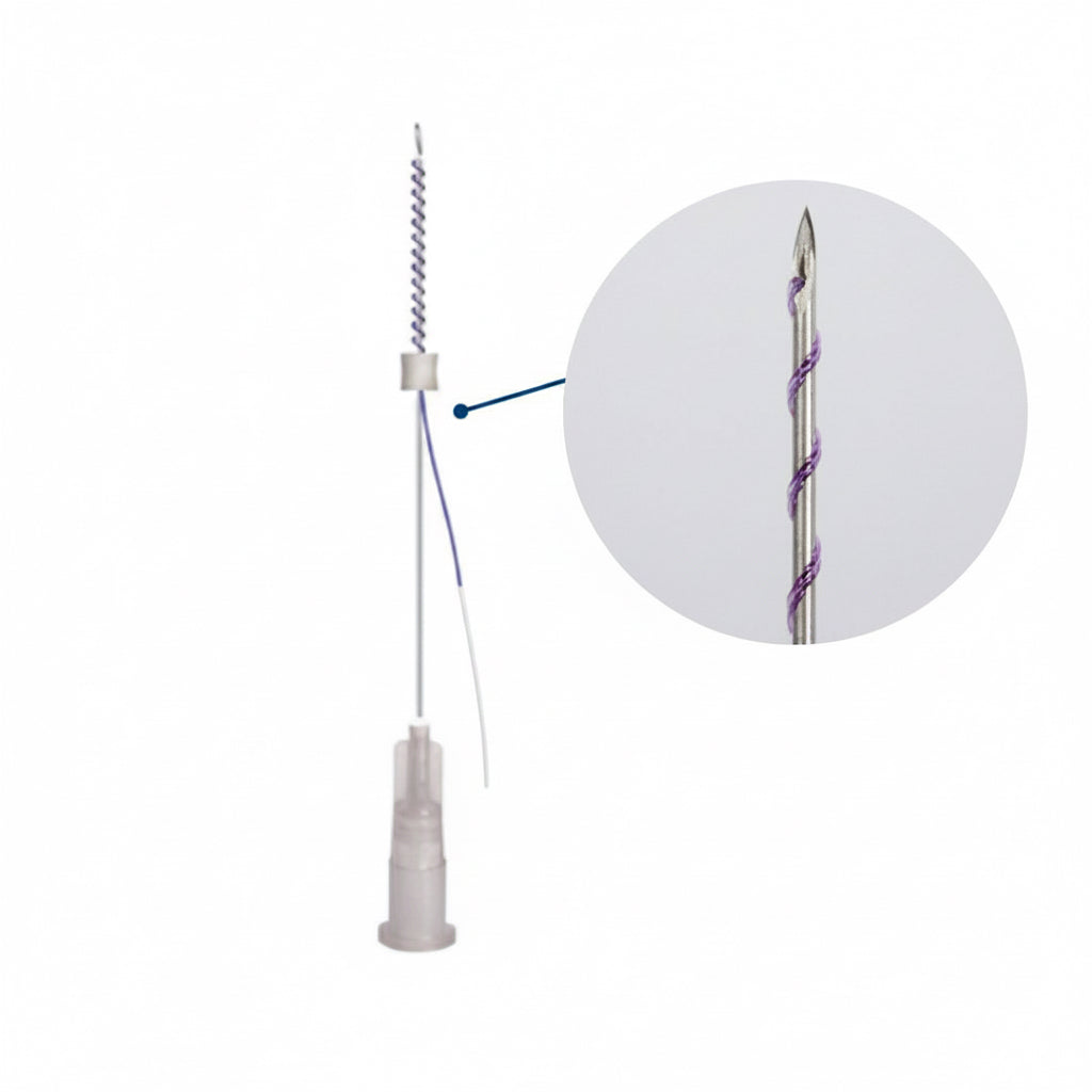 PDO screw thread, 29G x 38mm, twisted, 10pcs, volumising for facial contours