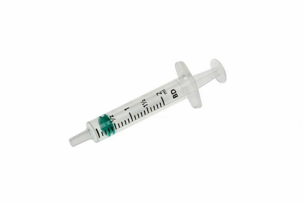 BD Emerald 2ml hypodermic syringe, Luer slip concentric, 100 pack, for UK aesthetic clinics