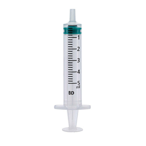 BD Emerald 5ml hypodermic syringe, Luer slip concentric, 100 pack, for UK aesthetic clinics