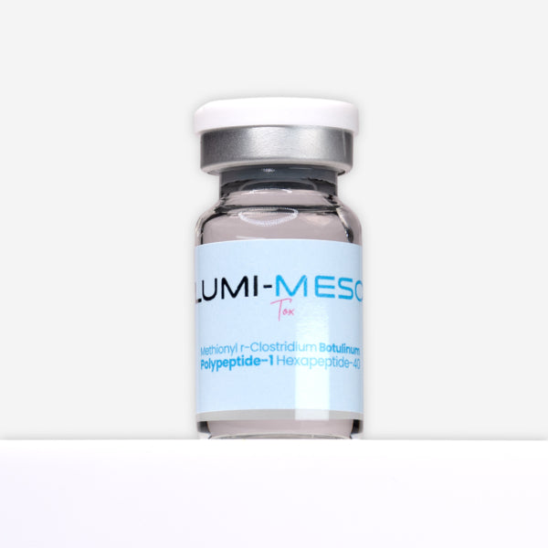 LUMI-MESO TOX microneedling serum, single 5ml vial, anti-ageing procedure treatment