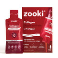 ZOOKI Super Strength collagen 11,000mg, sour cherry sachets, 20-pack marine peptides