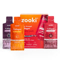 ZOOKI Super Strength collagen 11,000mg variety pack, 14 sachets, assorted marine peptide supplement