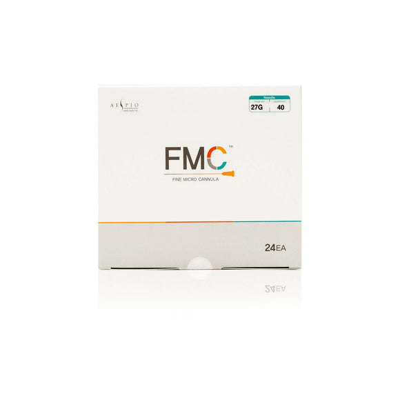 FMC cannula, 27G, 40mm, 24 pack, for UK aesthetic clinic use
