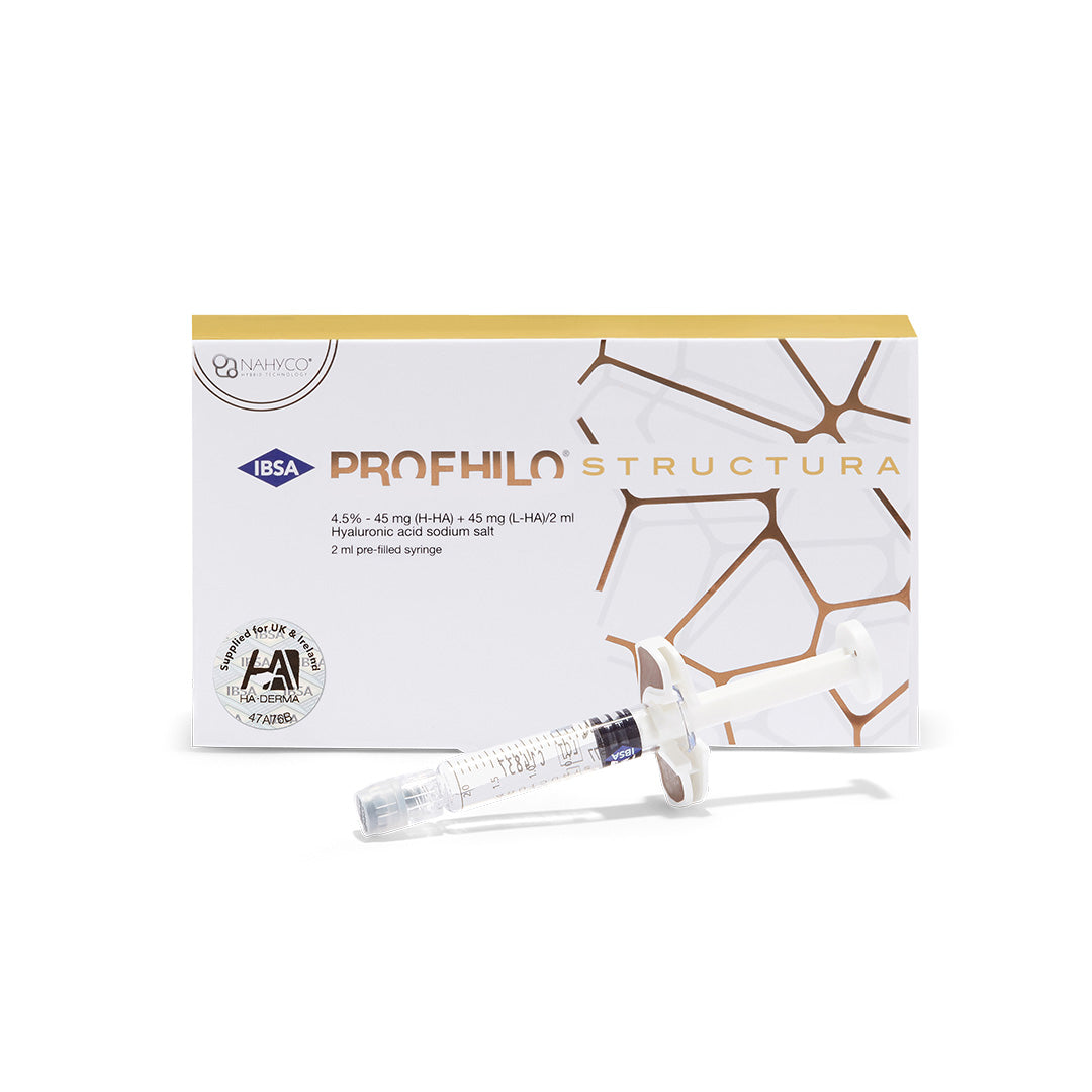 Profhilo Structura bioremodelling skin booster, 1x2ml, for licensed UK aesthetic practitioners