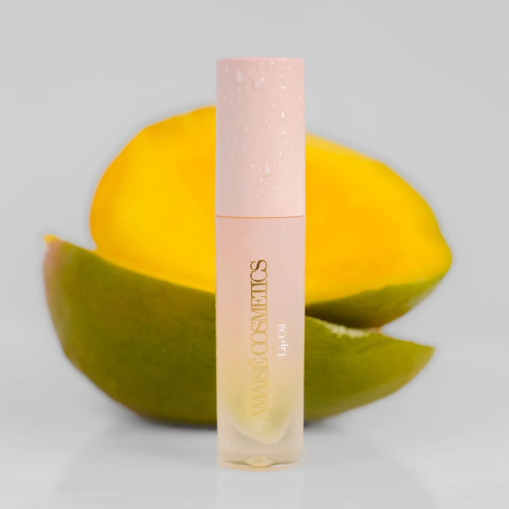 Amaisé lip oil mango 7ml hydrating PMU aftercare, for licensed UK permanent makeup artists