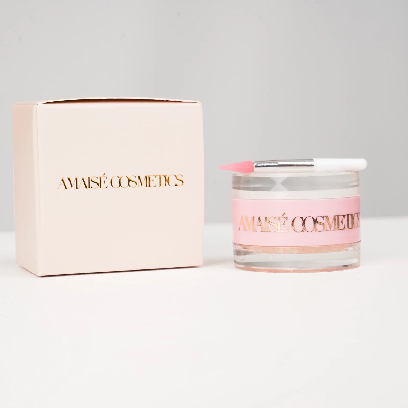Amaisé 2-in-1 scrub and balm strawberry 10ml, for licensed UK permanent makeup aftercare