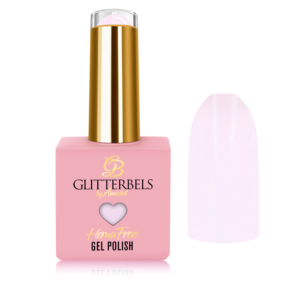 Glitterbels Perfect French hema free gel polish 14ml soak-off for UK nail technicians and salons