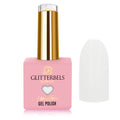Glitterbels White hema free gel polish 14ml soak-off for UK nail technicians and salons