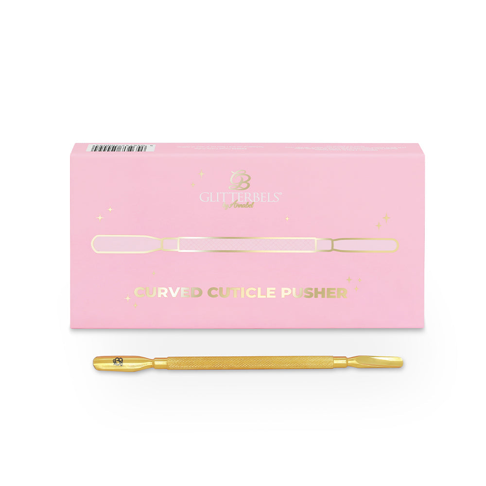 Glitterbels Curved Cuticle Pusher UK nail supplies for professional nail technicians and salons