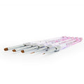 Glitterbels Gel Art Brush Set (5 Brushes) brush for gel art and acrylic application by UK nail technicians