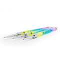 Glitterbels Rainbow Fine Detailer Brushes (3 Brushes) brush for gel art and acrylic application by UK nail technicians