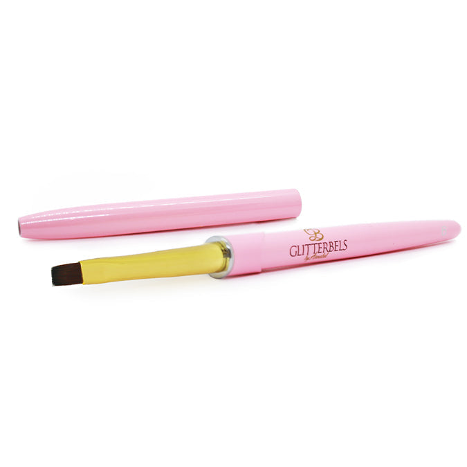 Glitterbels Glitterbels Unbelievabel Gel Brush - Flat Edge size 8 unbelievabel gel for UK nail technicians and beauty salons