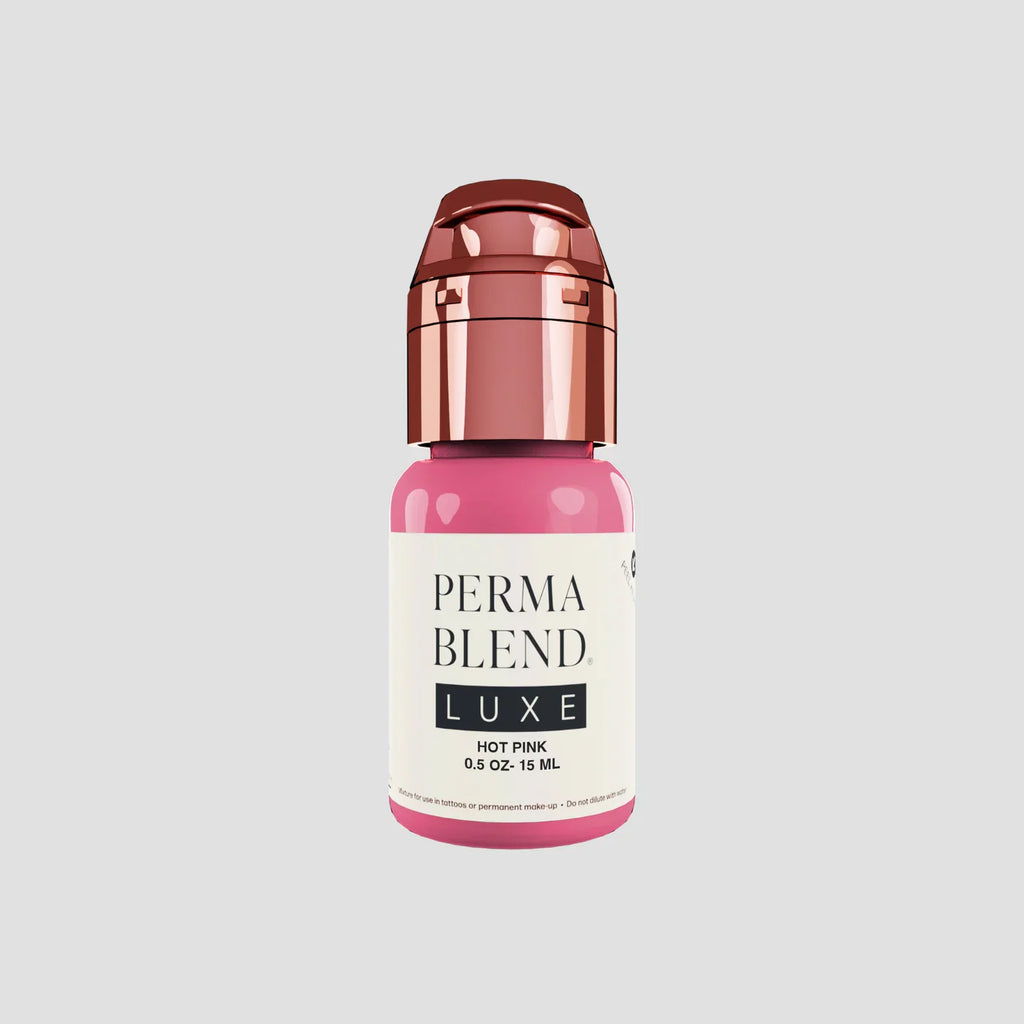 Perma Blend Luxe lip pigment hot pink, EU REACH compliant, for licensed UK permanent makeup lip blush artists