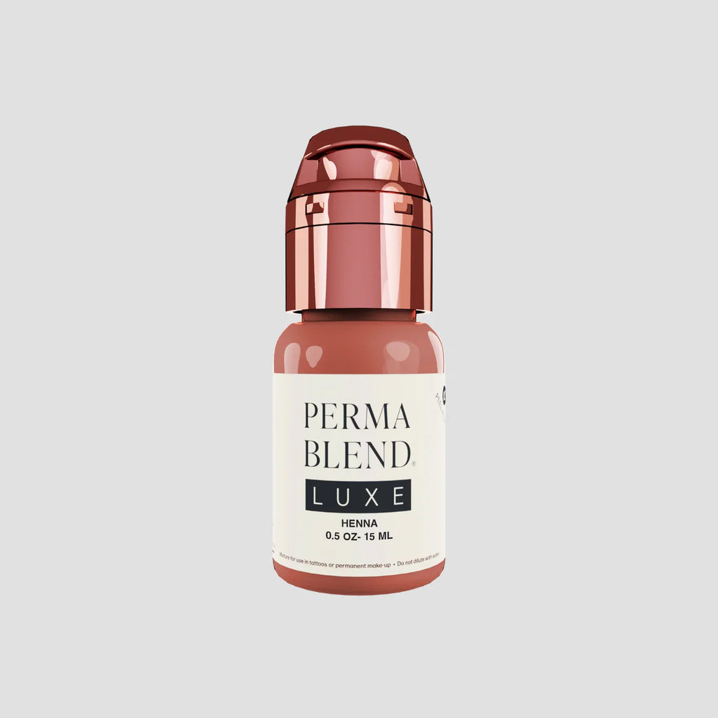 Perma Blend Luxe lip pigment henna, EU REACH compliant, for licensed UK permanent makeup lip blush technicians