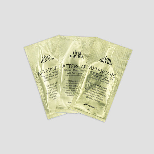 Tina Davies aftercare healing gel for PMU recovery, for licensed UK permanent makeup clients and artists