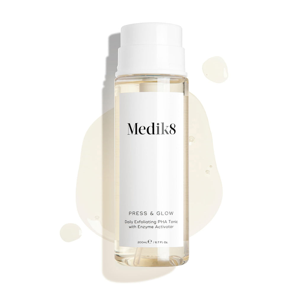 Medik8 Press and Glow, 150ml, liquid chemical exfoliant for daily radiance