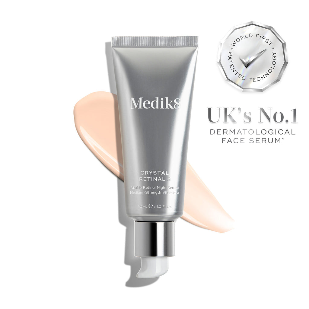 Medik8 Crystal Retinal 3 beginner serum, 30ml, 0.03% retinaldehyde entry-level treatment