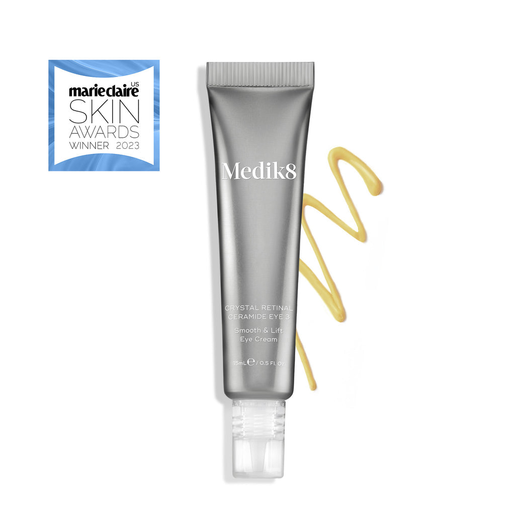 Medik8 Crystal Retinal Ceramide Eye 3, 15ml, gentle-release 0.03% vitamin A eye cream