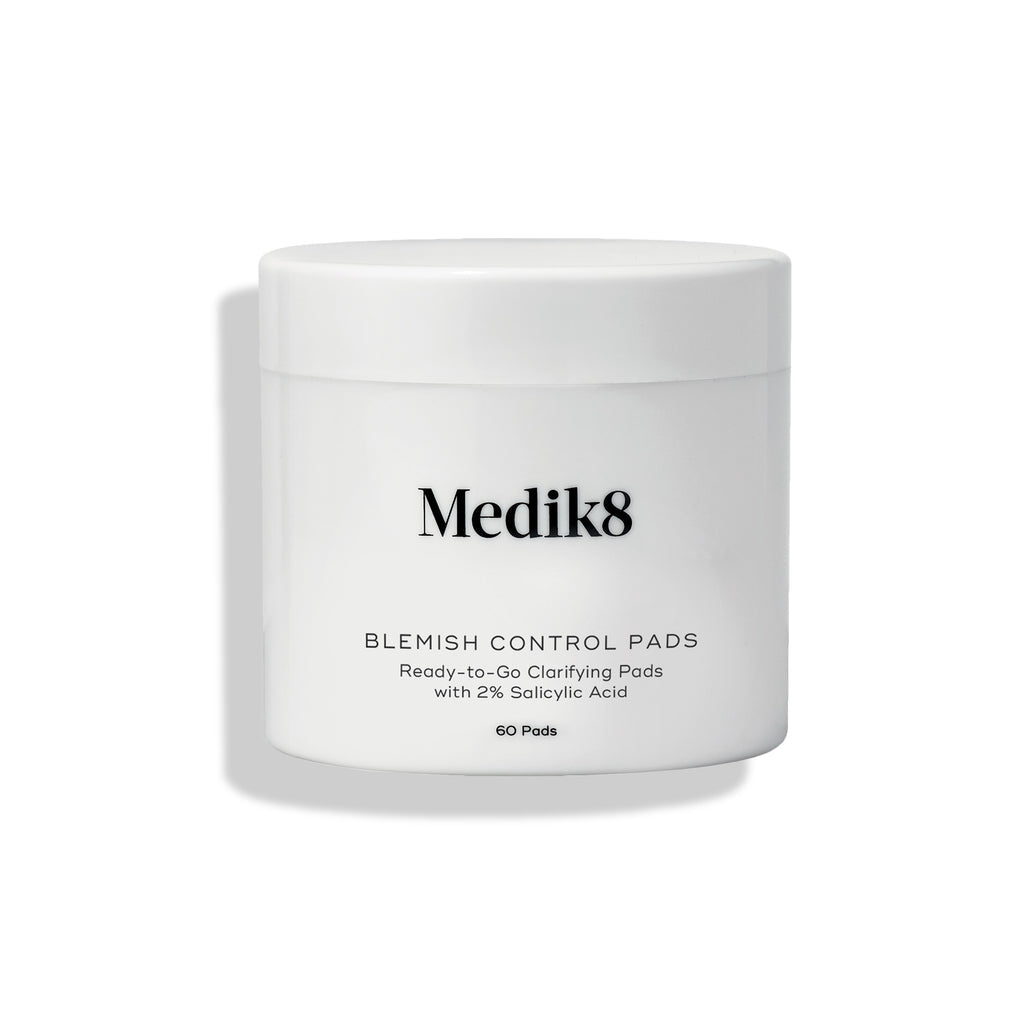 Medik8 Blemish Control pads, 60ml, 2% salicylic acid acne treatment