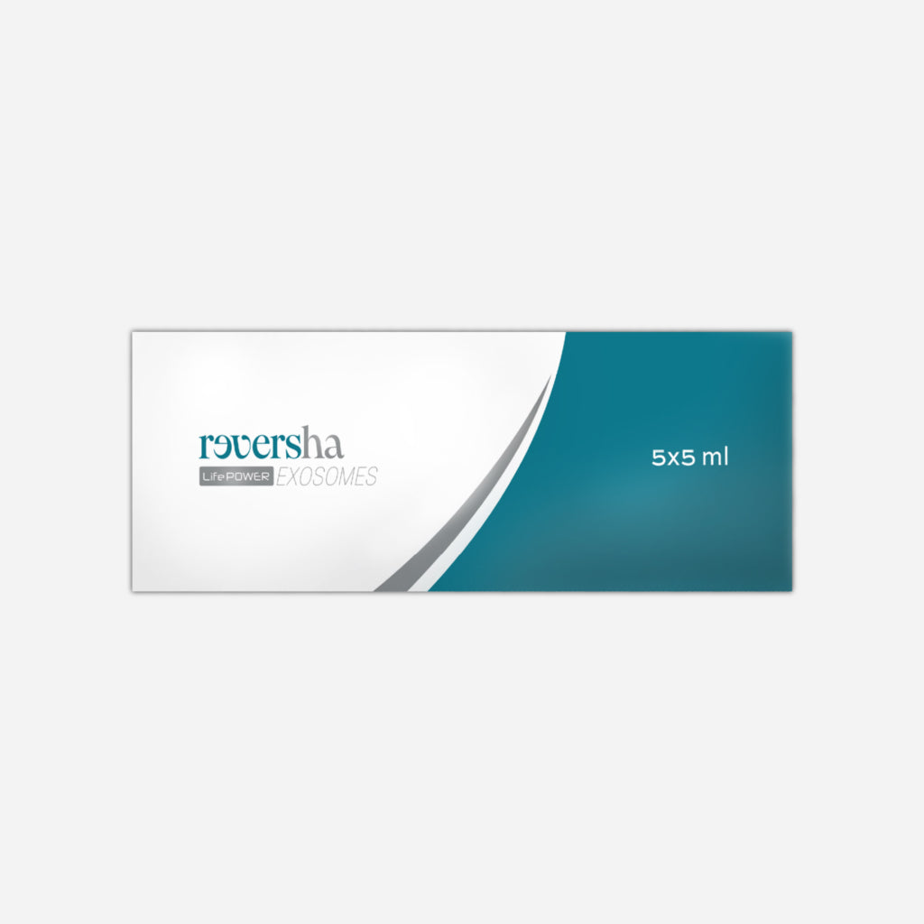 ReversHA Exosomes skin booster, 5x5ml, advanced regeneration, for licensed UK aesthetic practitioners