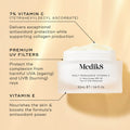 Medik8 Daily Radiance vitamin C cream, 7% C-Tetra with SPF 30, two-in-one moisturiser for clinics