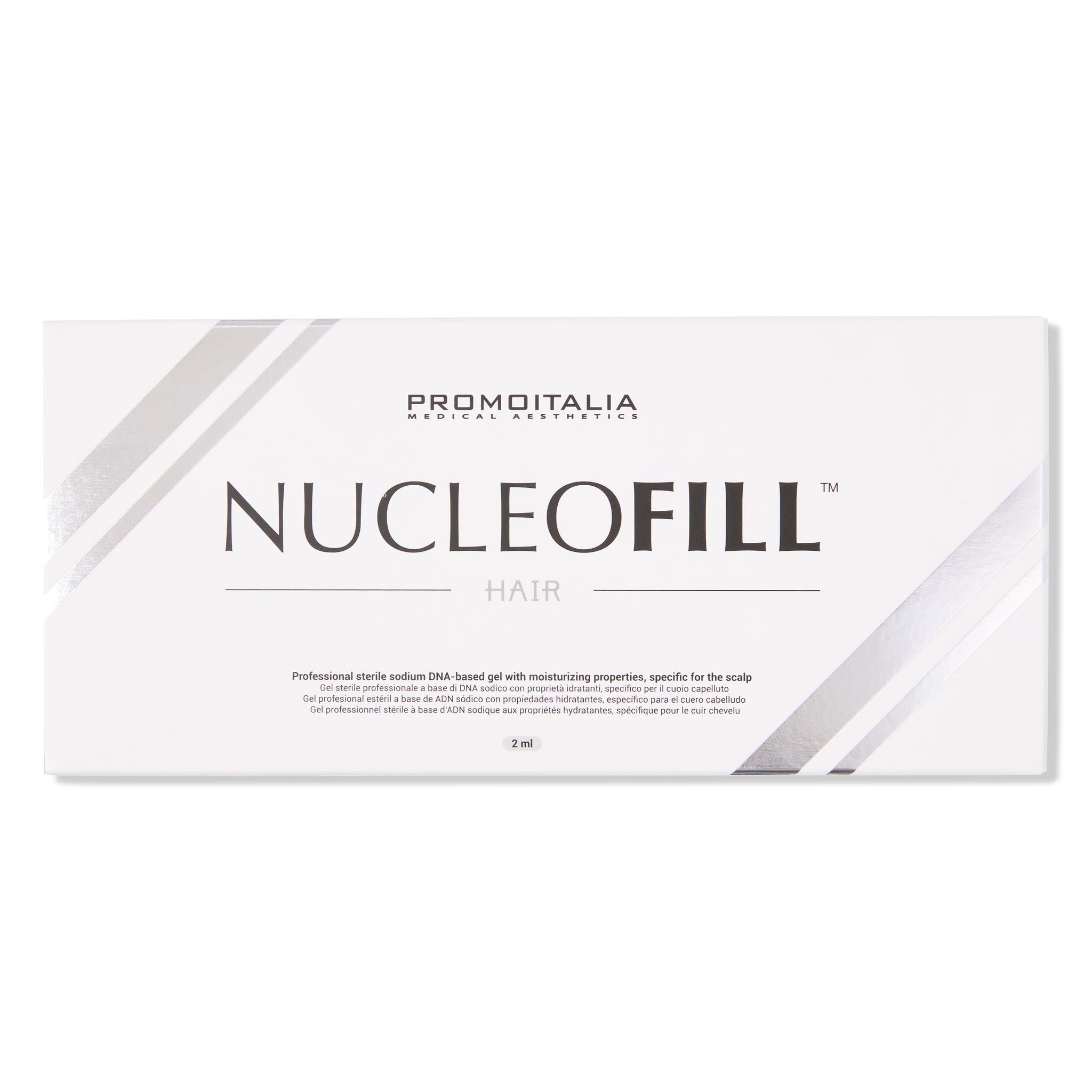 Nucleofill Hair 2% 2ml syringe, biorevitalisation injectable, for licensed UK aesthetic practitioners