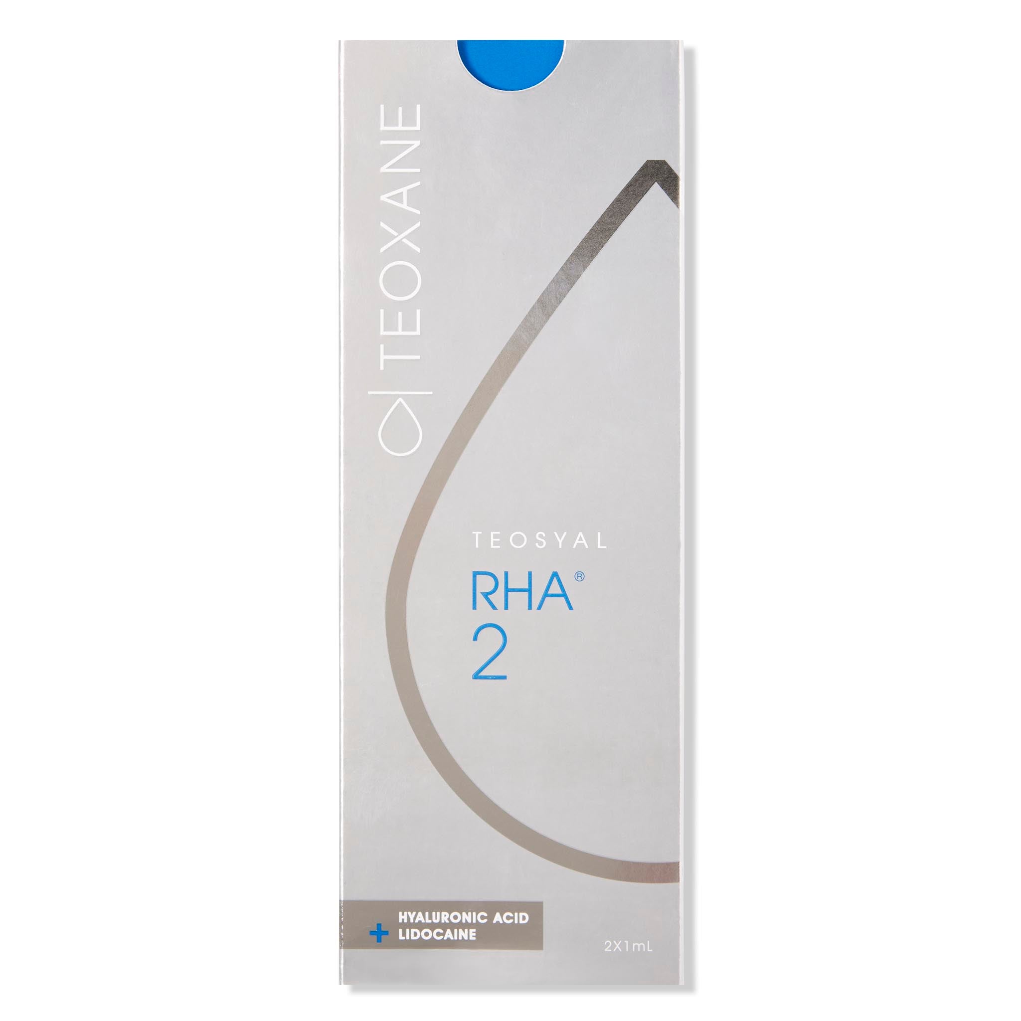 Teosyal RHA 2 dermal filler, 2x1ml, flexible HA, for licensed UK aesthetic practitioners