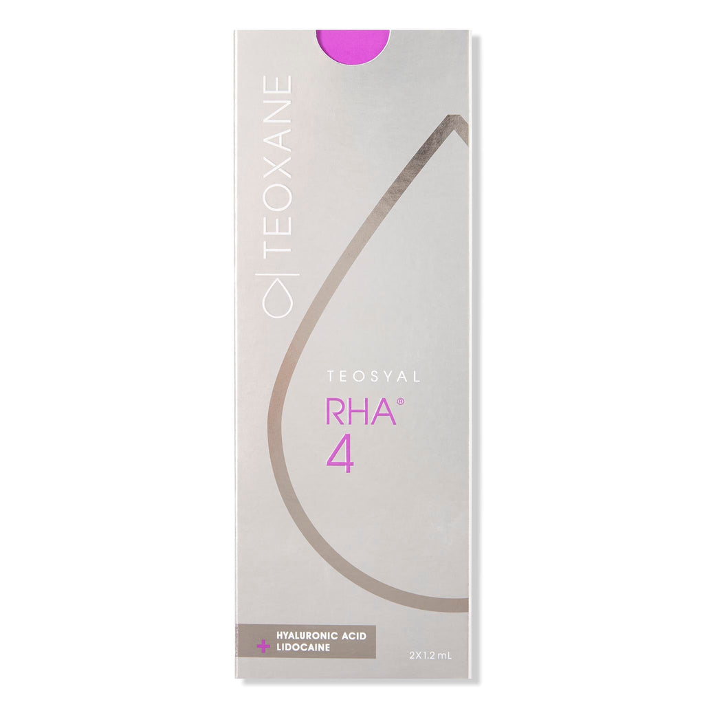 Teosyal RHA 4 dermal filler, 2x1ml, flexible HA, for licensed UK aesthetic practitioners