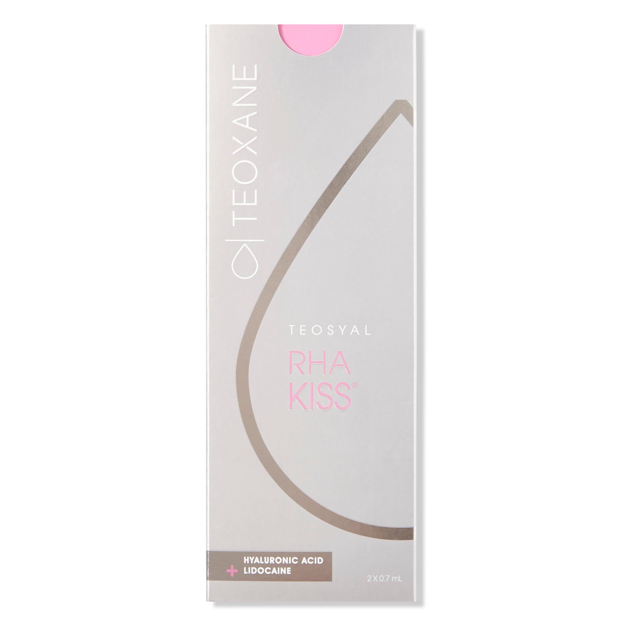 Teosyal RHA Kiss dermal filler, 2x0.7ml, flexible HA, for licensed UK aesthetic practitioners