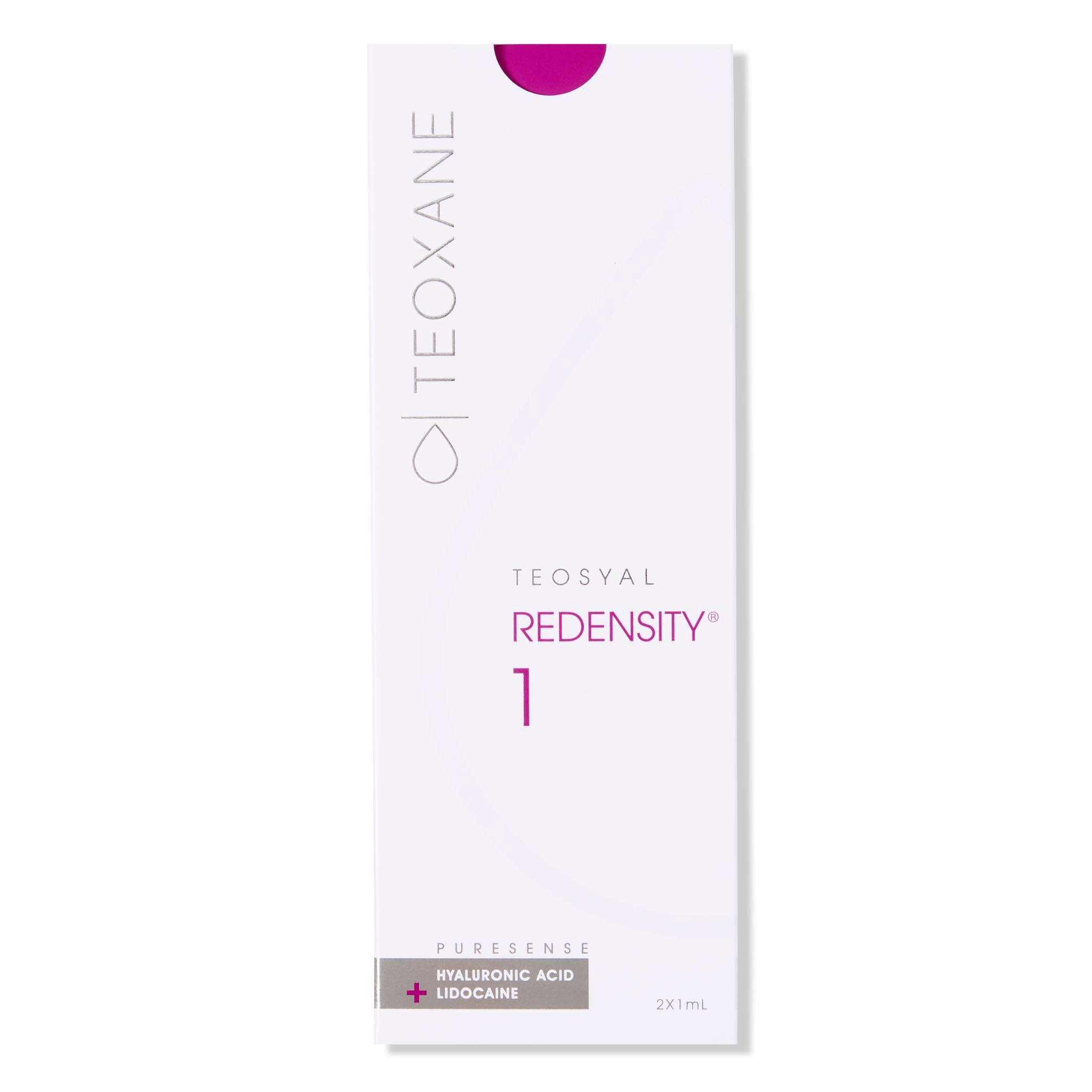Teosyal Puresense Redensity 1 dermal filler, 1x3ml, for licensed UK aesthetic practitioners
